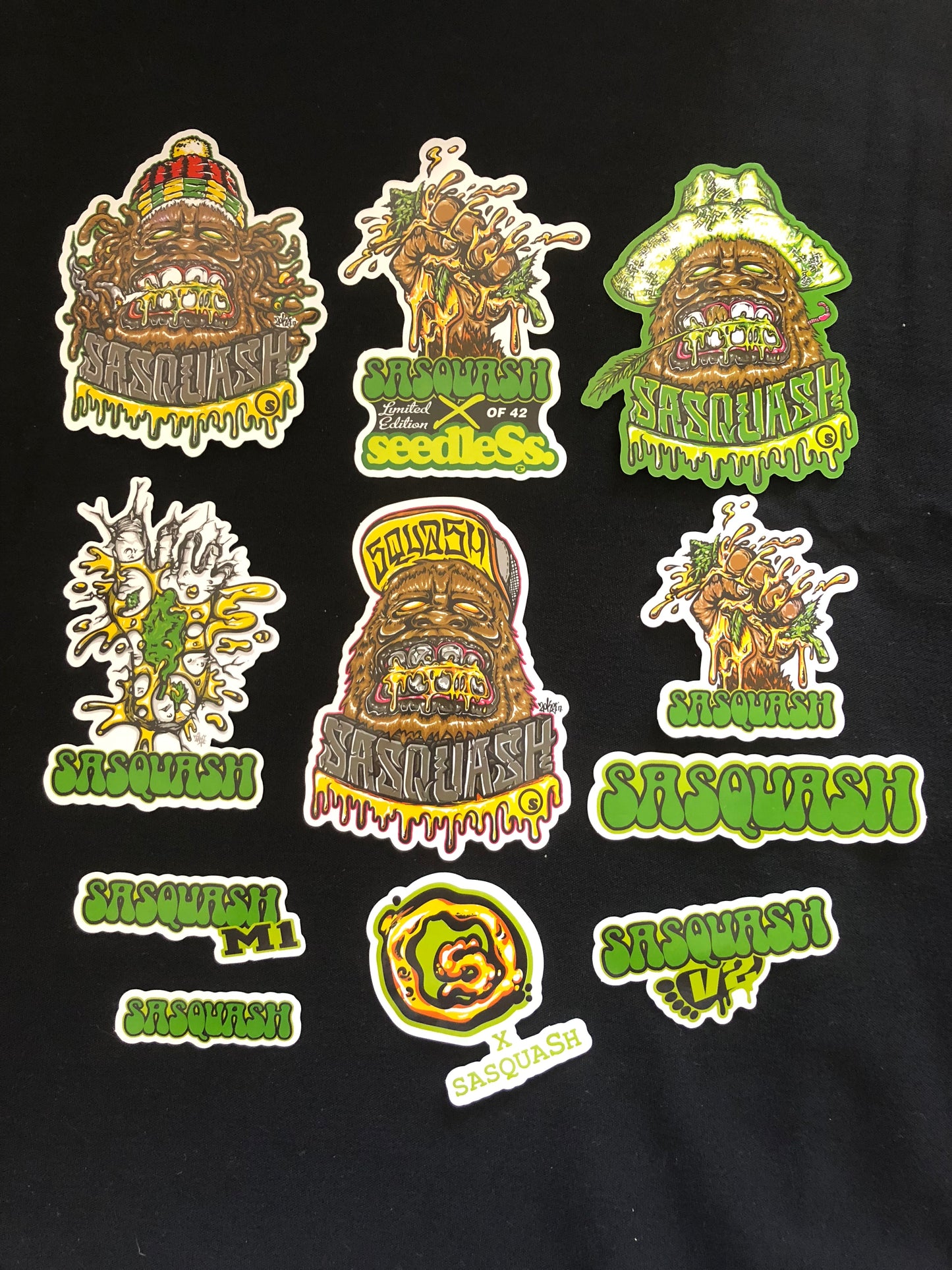Sasquash Sticker Pack