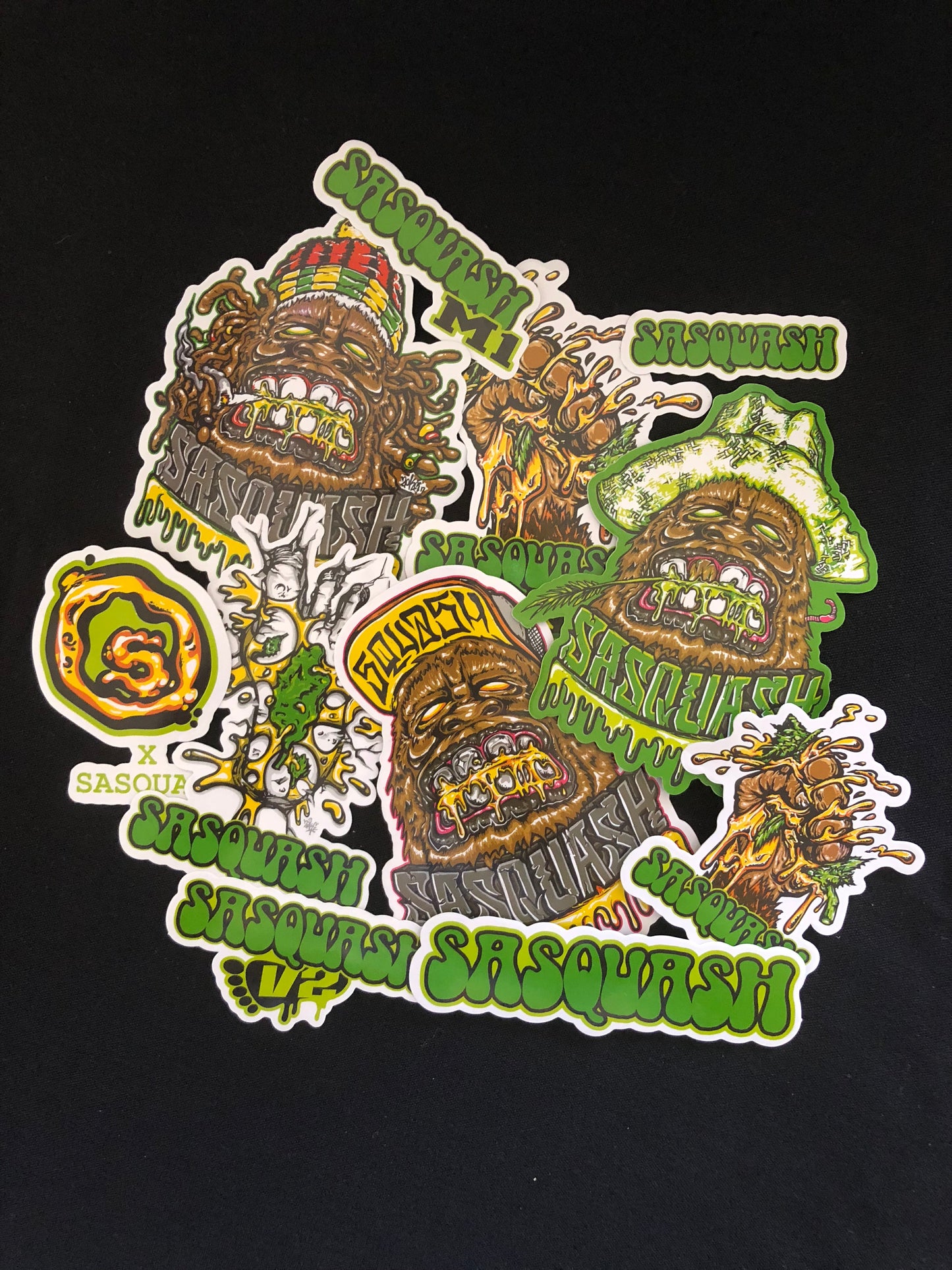 Sasquash Sticker Pack