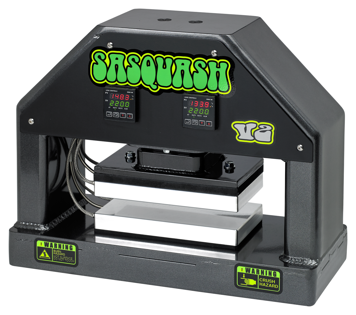 V2 Press | Hand Pump + Pressure Gauge Included